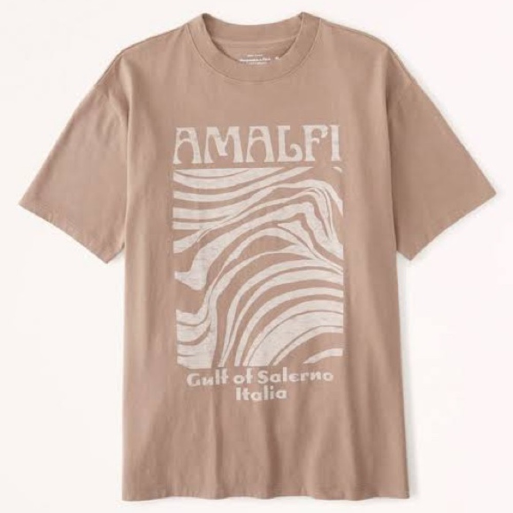 Abercrombie & Fitch Amalfi Tee M Brown